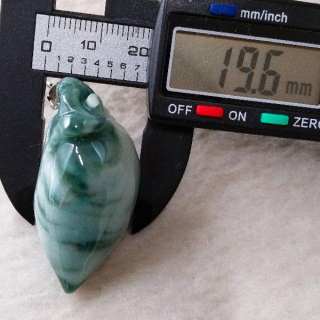 🦇福壽雙全🍑天然緬甸玉 A貨翡翠-飄藍花 立體精雕 蝙福/壽桃 現貨實拍優惠特價【92jade 遇見善緣】-細節圖7