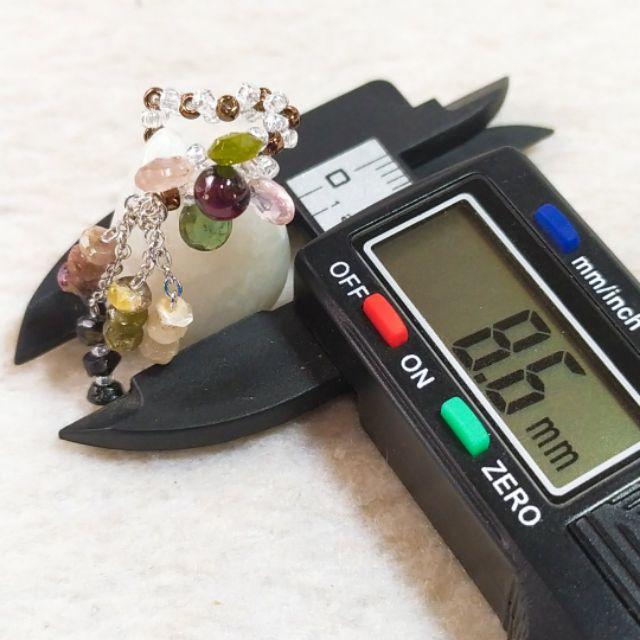 🌸碧璽花 墬頭🌸天然緬甸玉 A貨翡翠-白冰 水滴 鑲 碧璽花 墬頭 玉水滴 水滴墬-細節圖7