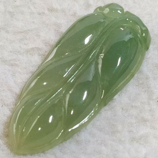 🍃一葉致富🍃天然緬甸玉 A貨翡翠-冰晴 起膠 精雕 葉子【92jade 遇見善緣】現貨特惠-細節圖3