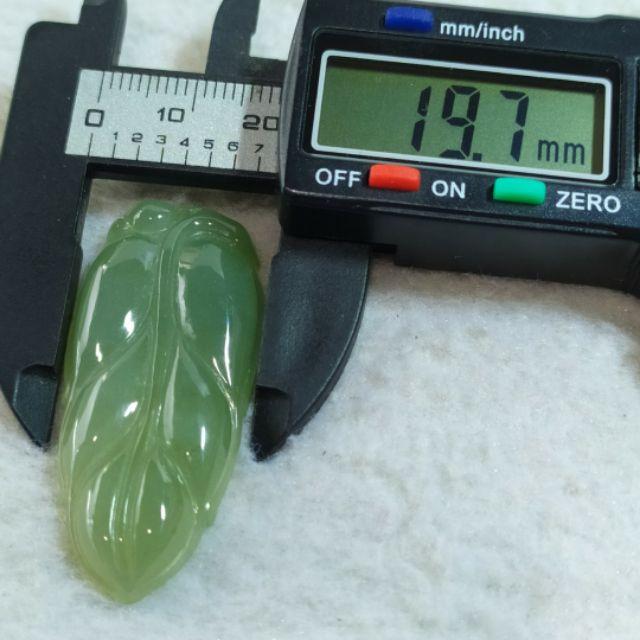 🍃一葉致富🍃天然緬甸玉 A貨翡翠-冰晴 起膠 精雕 葉子【92jade 遇見善緣】現貨特惠-細節圖8