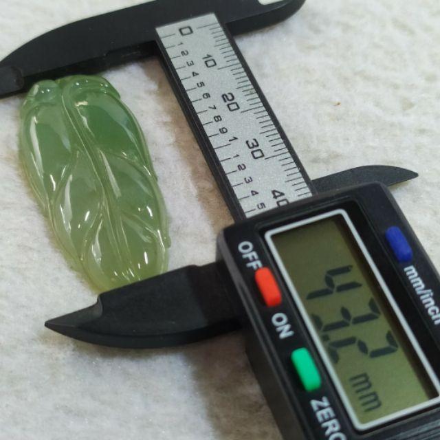 🍃一葉致富🍃天然緬甸玉 A貨翡翠-冰晴 起膠 精雕 葉子【92jade 遇見善緣】現貨特惠-細節圖9