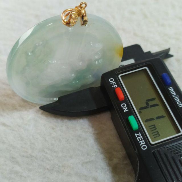 💰一個億💰天然緬甸玉 A貨翡翠-飄蘭花灑金 精雕 一個億 錢幣墬【92jade 遇見善緣】現貨特惠-細節圖9
