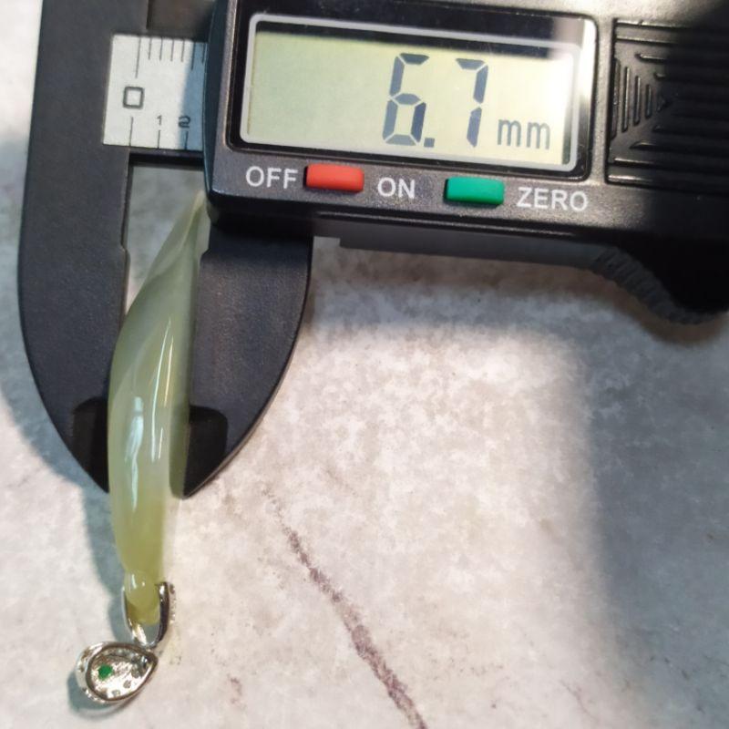 🥒福氣連綿🥒天然緬甸玉A貨翡翠-冰黃 精雕 福瓜 現貨實拍優惠特價【92jade 遇見善緣】-細節圖7