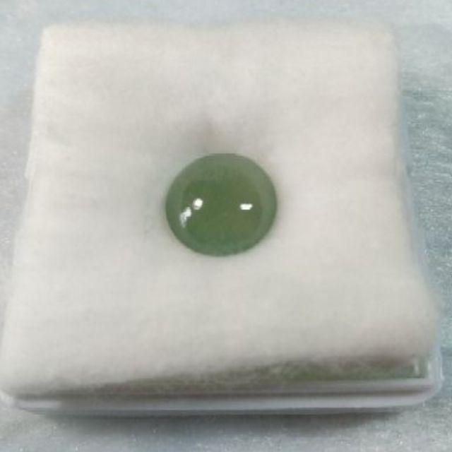 💎7.39ct冰晴蛋面💎天然緬甸玉 糯冰種 A貨翡翠-附台大國際寶石鑑定所證書【92jade遇見善緣】diy設計飾品配件-細節圖4