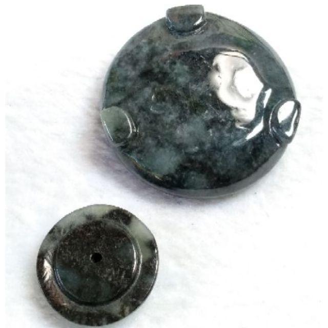 🍃香薰🍃天然緬甸玉A貨翡翠-烏雞 香爐 擺件 現貨實拍優惠特價【92jade 遇見善緣】翡翠香爐 香爐擺件 玉香爐-細節圖4