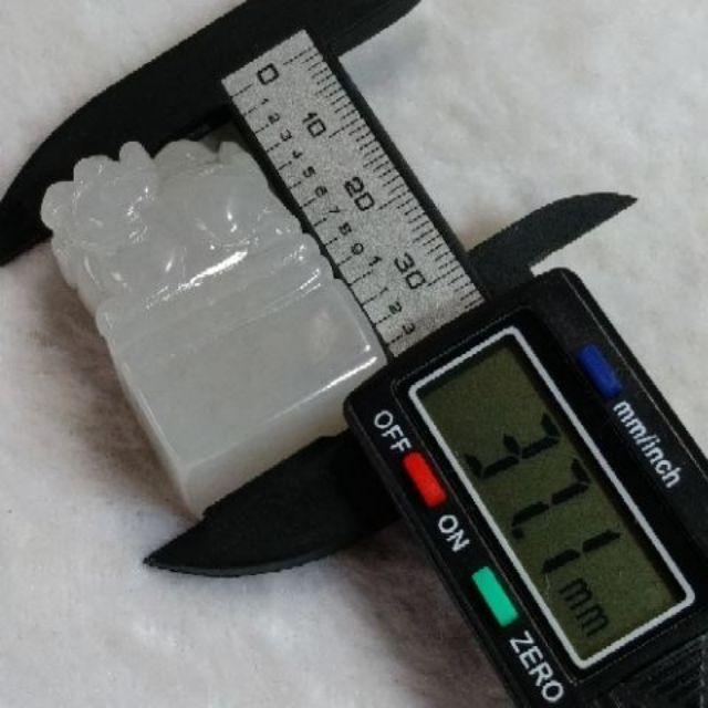 🦁事業如意🦁天然緬甸玉A貨翡翠-冰淡紫 獅子戲球  印章/印材 【92jade 就愛翡翠】翡翠印章 翡翠擺件-細節圖7