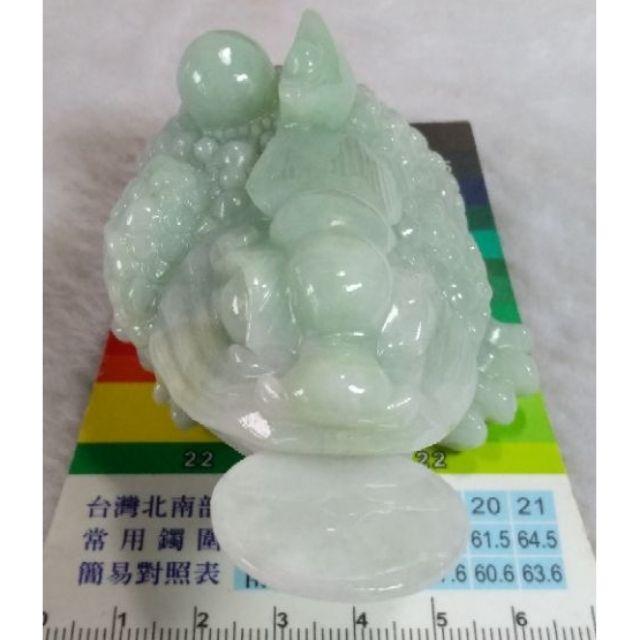 🐸招財聚寶🐸天然緬甸玉A貨翡翠-豆綠 立體精雕 三腳金蟾 擺件(附證書)現貨實拍優惠特價【92jade 遇見善緣】-細節圖2