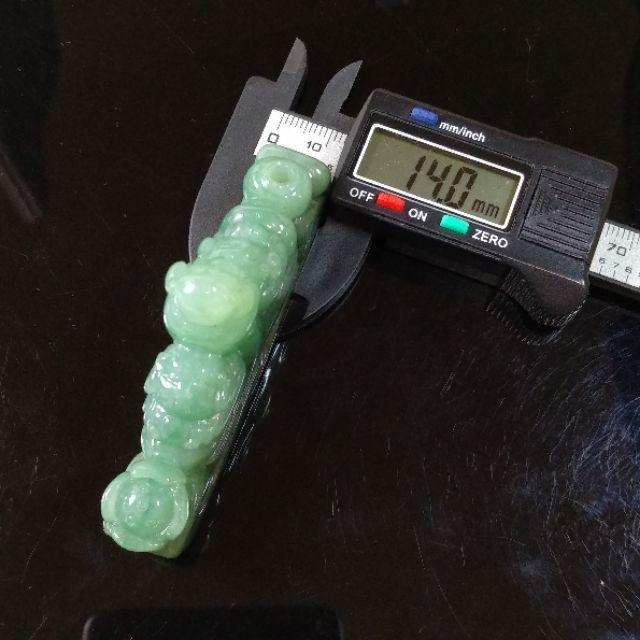 🙏參禪覺悟🙏天然緬甸玉A貨翡翠-冰油青 立體精雕 悟道 香插 小擺件【92jade 遇見善緣】-細節圖6