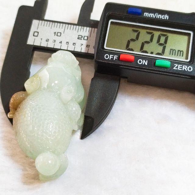 🐸招財避邪🐸天然緬甸玉 A貨翡翠-冰飄紅花 精雕 蟾 蟾蜍 玉蟾 三腳蟾 三腳金蟾 現貨特價【92jade 遇見善緣】-細節圖7