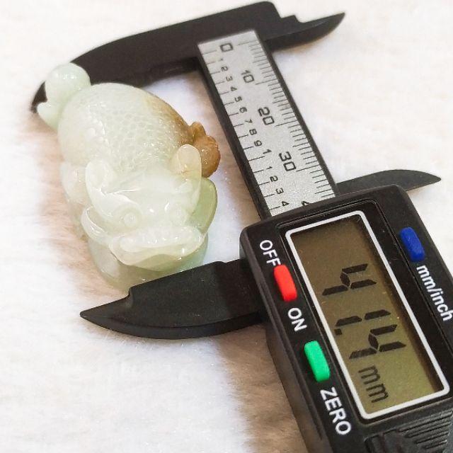 🐸招財避邪🐸天然緬甸玉 A貨翡翠-冰飄紅花 精雕 蟾 蟾蜍 玉蟾 三腳蟾 三腳金蟾 現貨特價【92jade 遇見善緣】-細節圖9