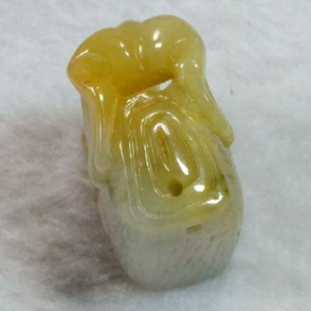 🐸呱呱來財🐸天然緬甸玉 A貨 翡翠 黃翡 青蛙 玉青蛙【92jade 遇見善緣】現貨特惠-細節圖9