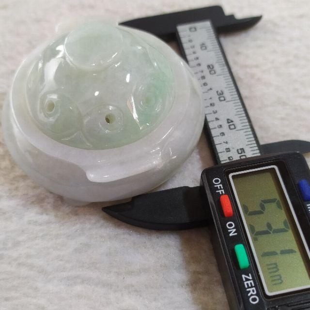 🍃香薰🍃天然緬甸玉A貨翡翠-淡底色 精雕 三足鼎造型 香爐 擺件 現貨特惠 【92jade 遇見善緣】翡翠香爐 薰香爐-細節圖8