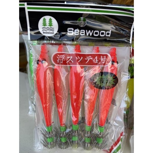 【現貨】魷魚鉤 果凍蝦 木蝦 夜光木蝦 全夜光果凍蝦 軟體全夜光魷魚餌五入裝-細節圖3