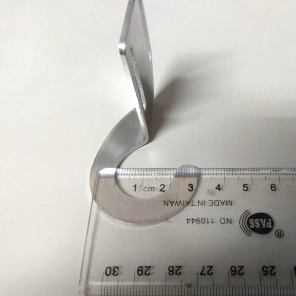 娃娃機 防甩片 不鏽鋼(不易變形) 2mm (近原廠改良版) 飛絡力 孔徑加長型(好凹)+送螺絲配件(買10片送1片)-細節圖2