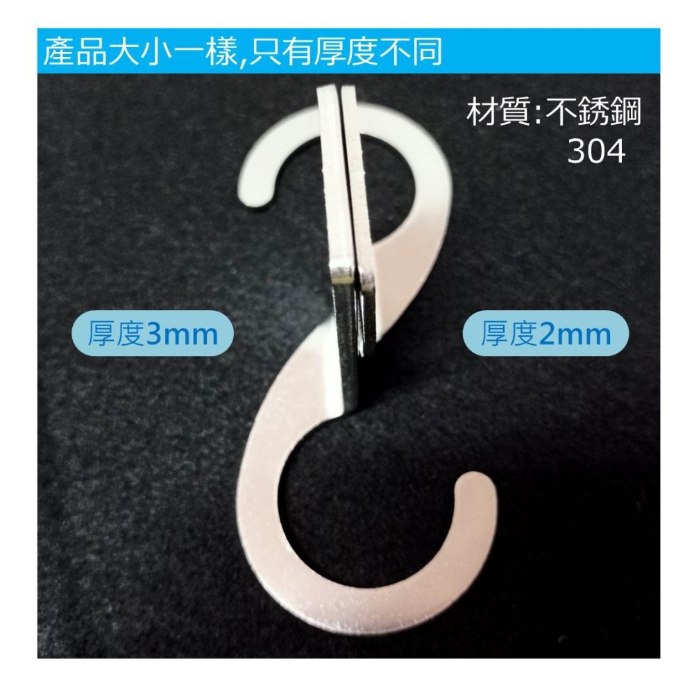 娃娃機 防甩片 不鏽鋼(不易變形) 2mm / 3mm 孔徑加長型 + 送螺絲配件 (買10片送1片)-細節圖2