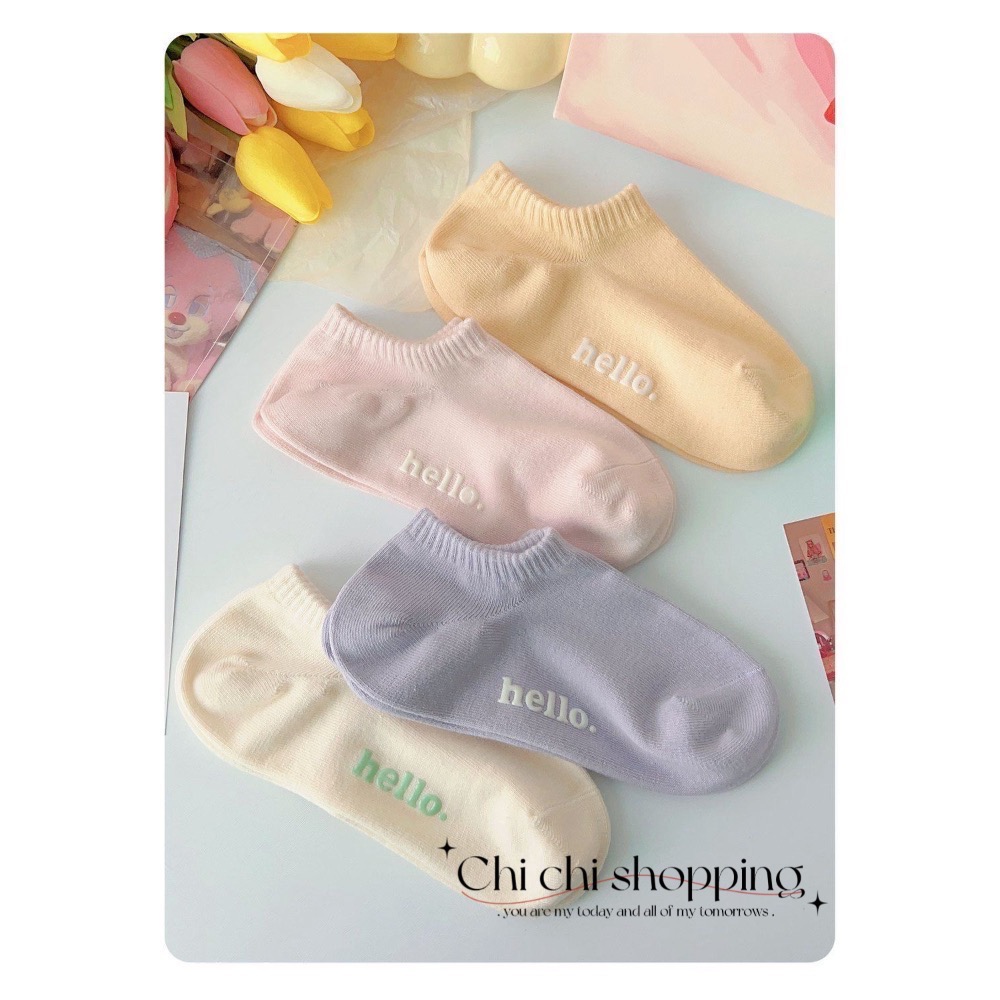 夏日淺口襪-韓系奶油色-細節圖3