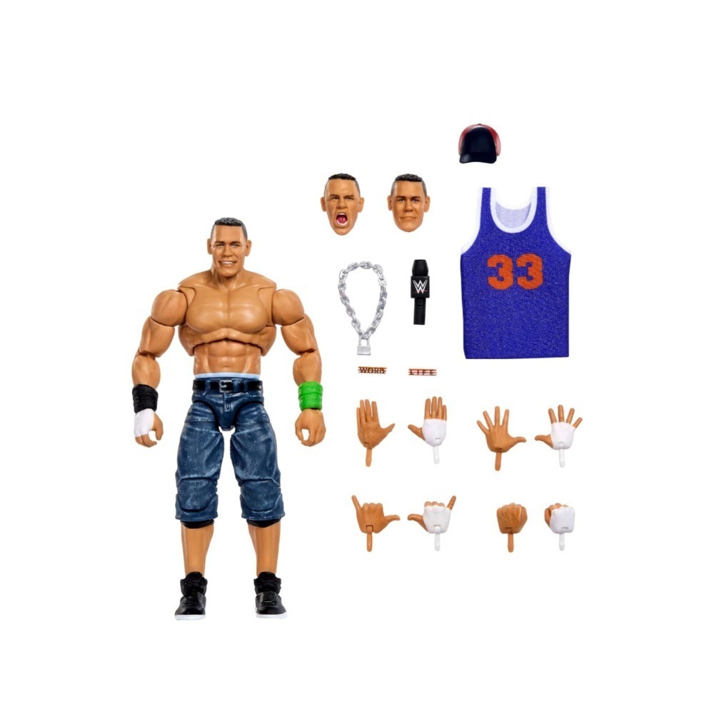 ☆阿Su倉庫☆WWE John Cena Ultimate Edition 江西南粉絲限定終極精華版人偶公仔附頭雕和偶衣-細節圖6