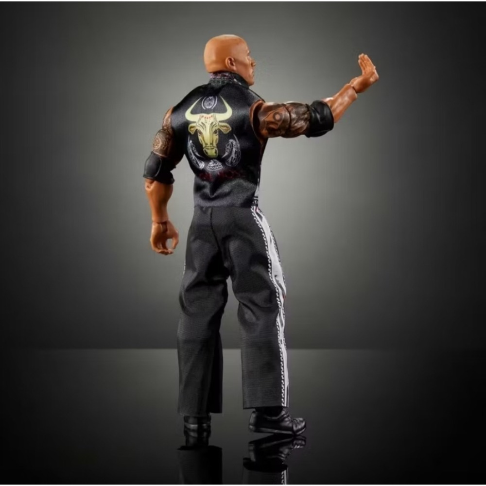 阿Su倉庫☆WWE摔角 The Rock Ultimate Edition 25 巨石強森最終魔王終極精華版人偶公仔-細節圖4