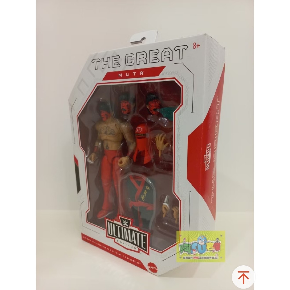 ☆阿Su倉庫☆WWE摔角 Great Muta Ultimate Edition 25 傳奇巨星武藤敬司終極精華版人偶-細節圖9