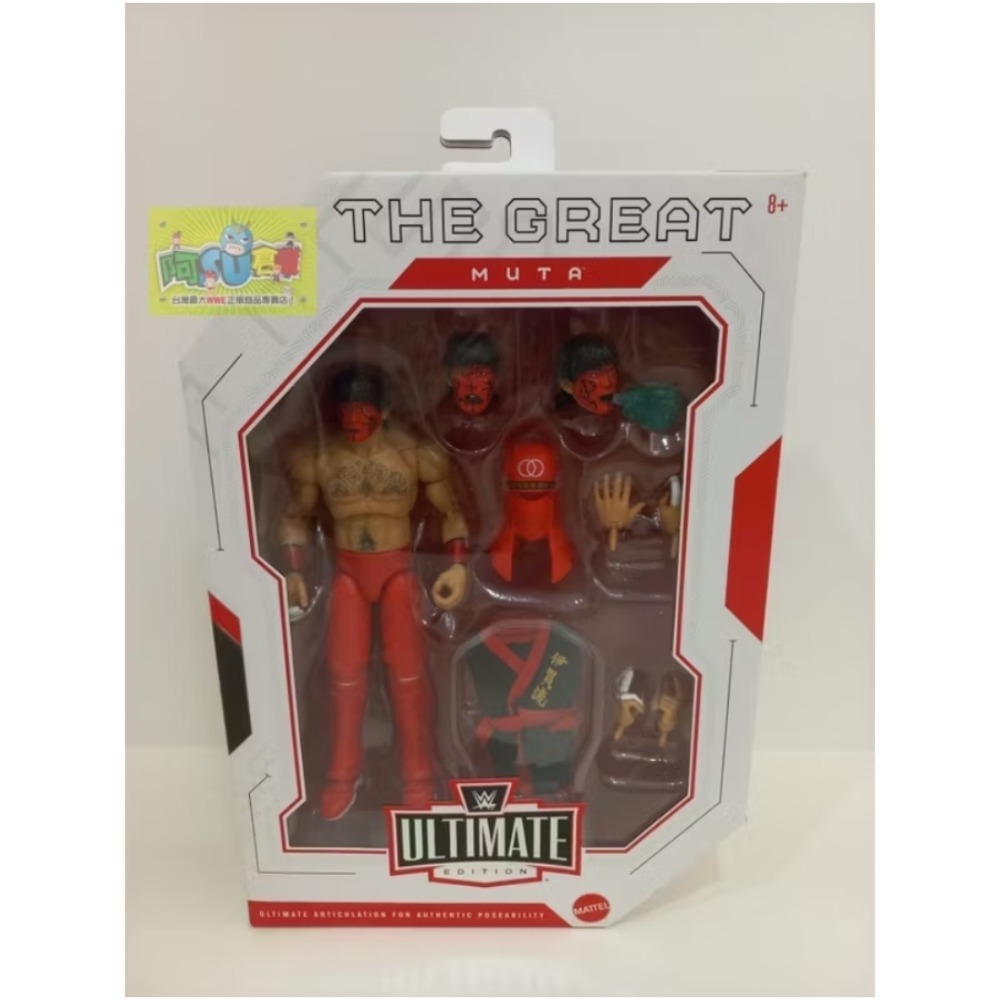 ☆阿Su倉庫☆WWE摔角 Great Muta Ultimate Edition 25 傳奇巨星武藤敬司終極精華版人偶-細節圖8
