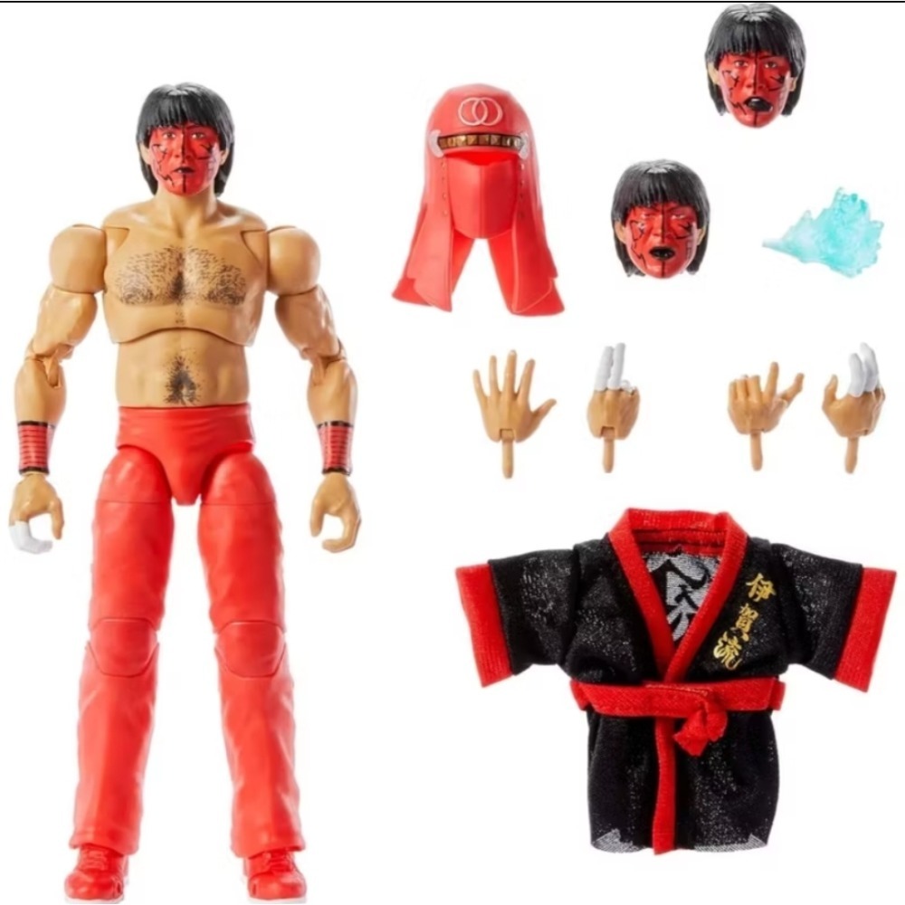 ☆阿Su倉庫☆WWE摔角 Great Muta Ultimate Edition 25 傳奇巨星武藤敬司終極精華版人偶-細節圖6