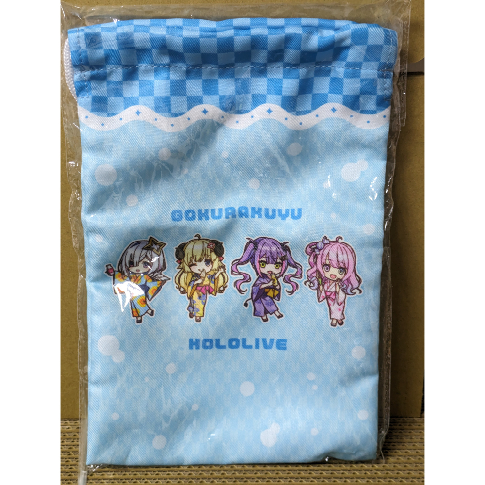 現貨 Hololive x 極樂湯第二彈 四期生 小提袋-細節圖2