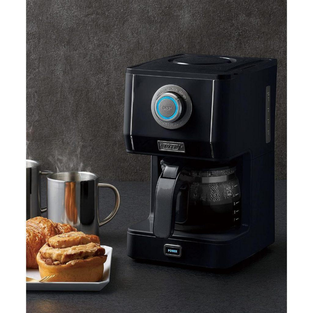 ✨台灣現貨 現貨秒出✨Toffy Drip 咖啡機 濃郁黑 K-CM5-RB 模式濃度可調 650ml-細節圖7