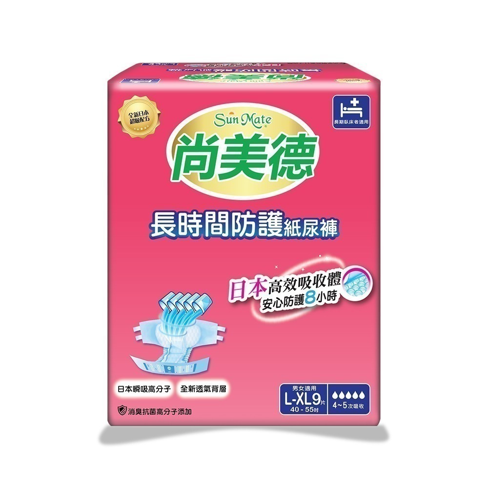 （2箱送看護墊兩包）尚美德 長時間防護成人紙尿褲 M/ L-XL號  維康 免運228-細節圖5