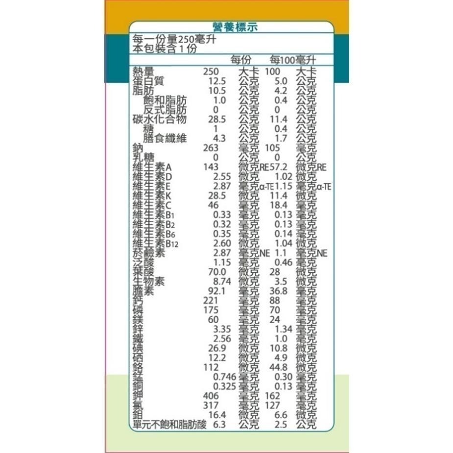 益富 益力壯糖尿病配方(香草) 250ml/24罐/箱  維康 免運-細節圖3