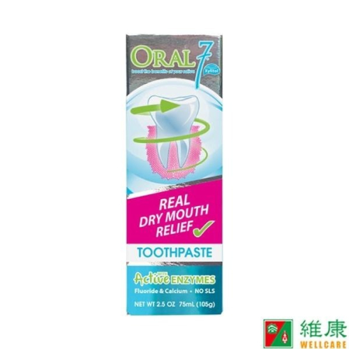 口立淨7 酵素護理牙膏 75ml/條 維康