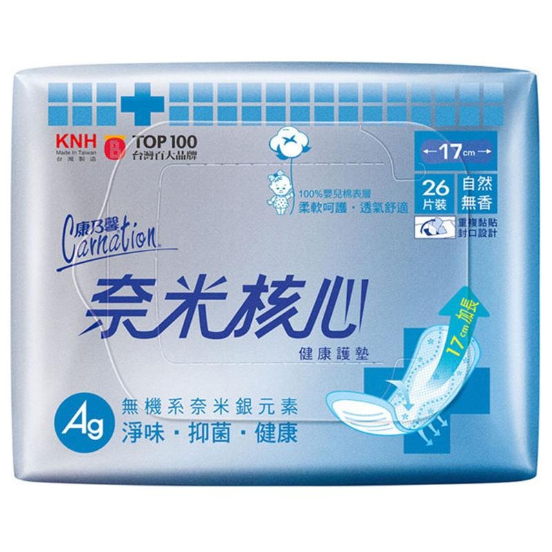 康乃馨 奈米核心護墊加長型無香 26片/包 17cm 維康-細節圖2