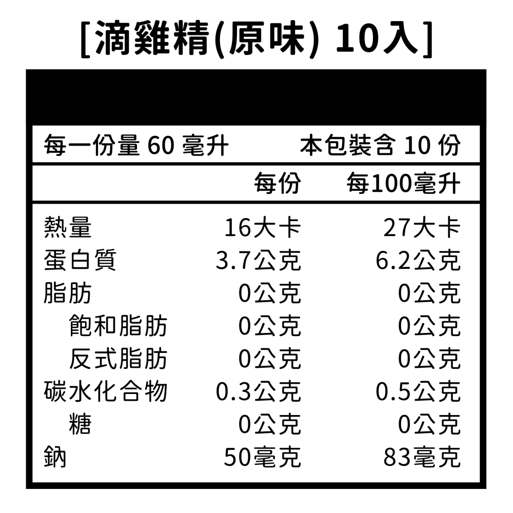 余仁生 滴雞精(原味) 60mlx10入/盒 維康 免運-細節圖2