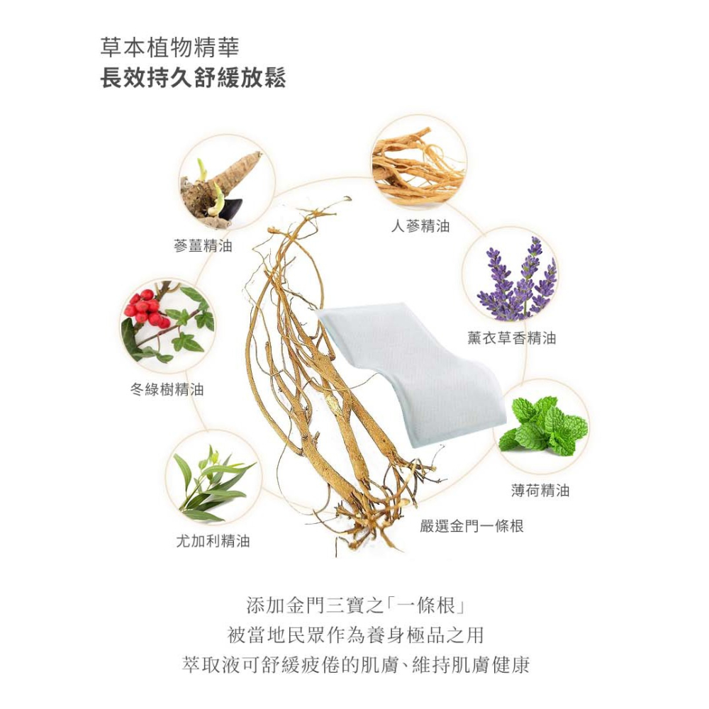 溫太醫一條根(添加人蔘精油)貼布8入 / 包-細節圖6