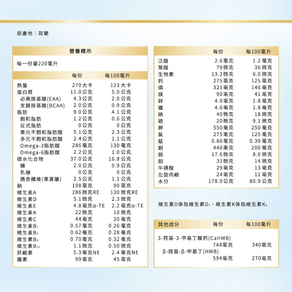 亞培安素升級即飲配方-原味220ml*24瓶/箱(RPB)  維康-細節圖6