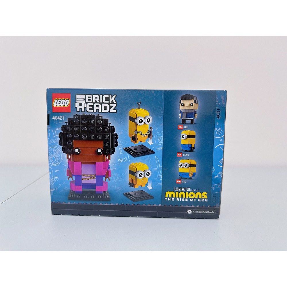 「黃磚屋」LEGO 40421 小小兵蘿蔔與凱文｜BrickHeadz 大頭 ｜全新未拆-細節圖2