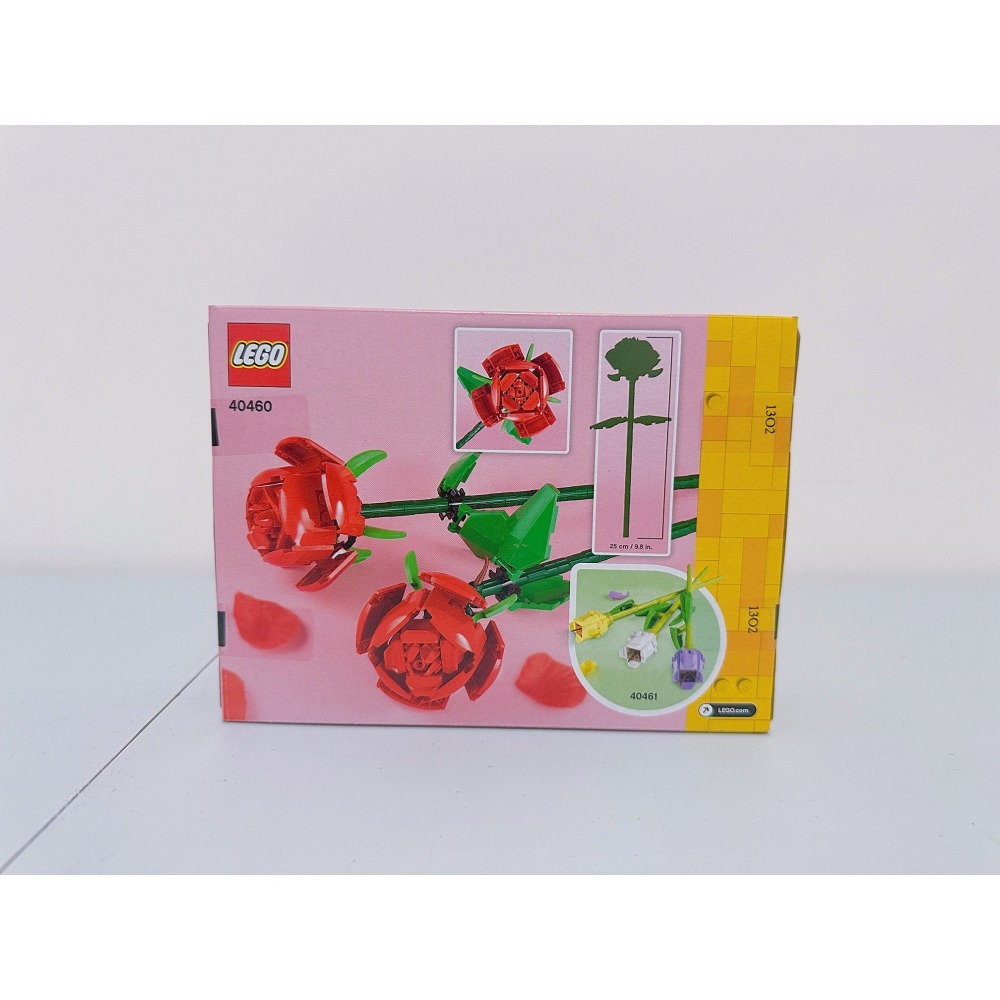 「黃磚屋」LEGO 40460 玫瑰花 Roses｜節日 植物 永生花｜全新未拆-細節圖2