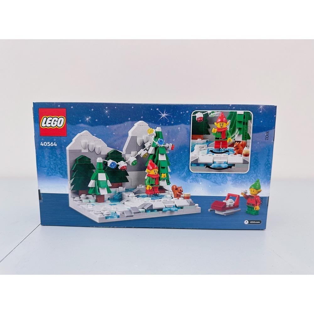 「黃磚屋」LEGO 40564 冬日小精靈｜聖誕節 節慶｜全新未拆-細節圖2