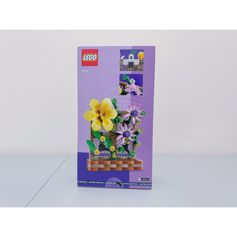 「黃磚屋」LEGO 40683 花架擺飾｜花藝 植物 永生花｜全新未拆-細節圖2