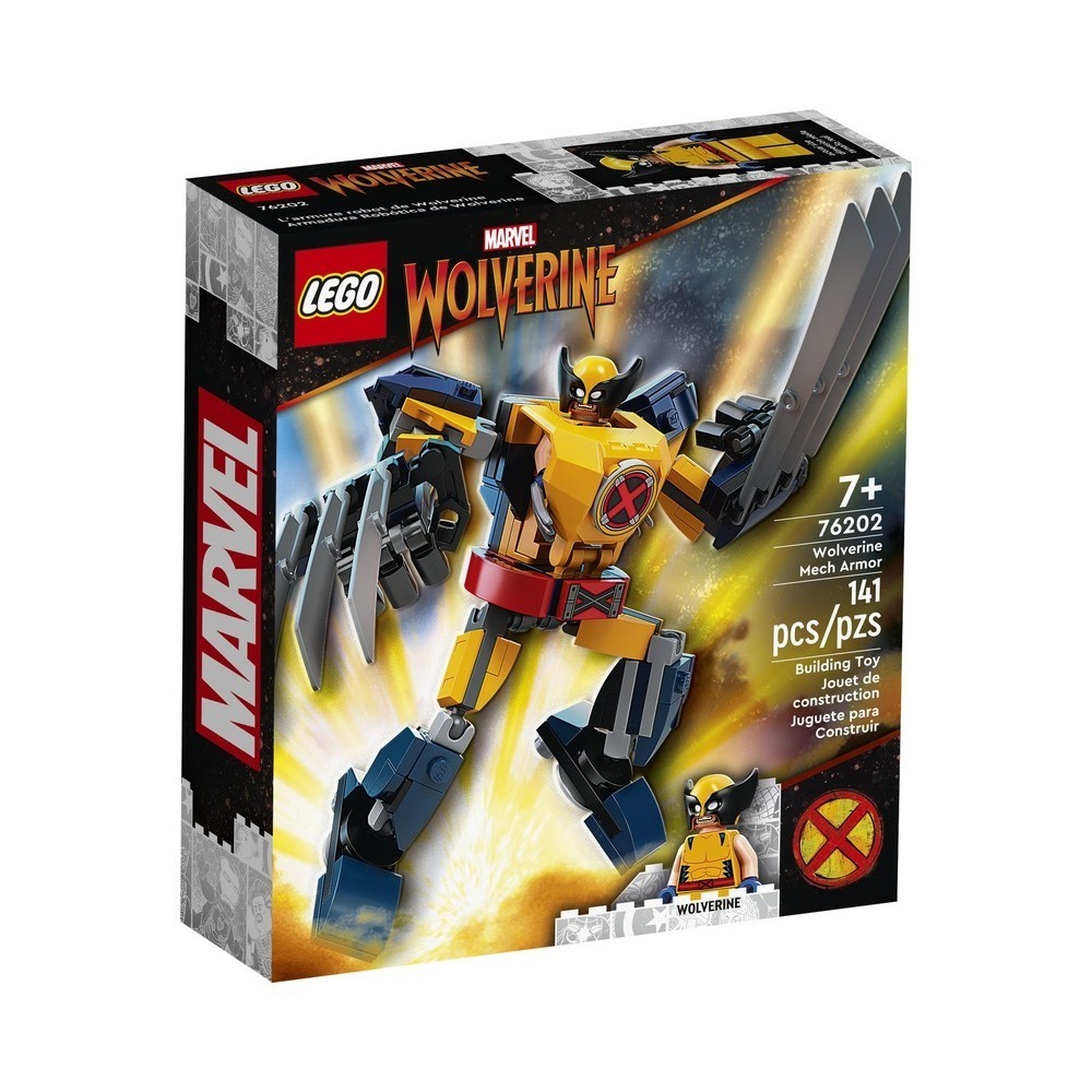 「黃磚屋」LEGO 76202 金鋼狼機甲｜超級英雄 Marvel｜全新拆售-細節圖2