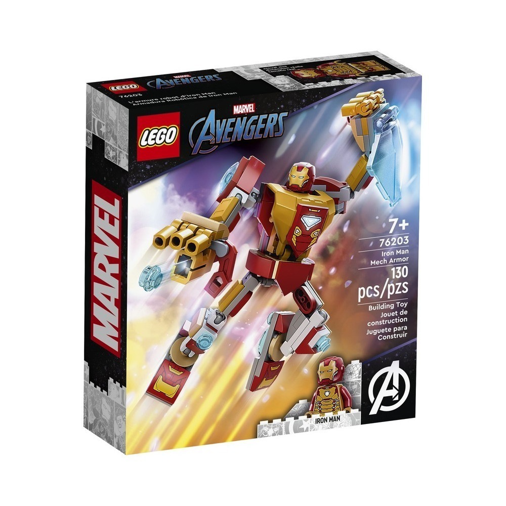 「黃磚屋」LEGO 76203 鋼鐵人機甲｜超級英雄 Marvel｜全新拆售-細節圖2