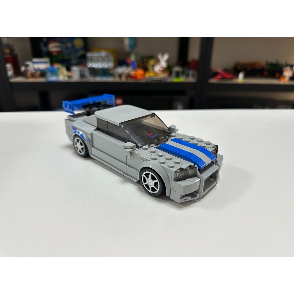「黃磚屋」LEGO 76917 日產 Skyline GTR R34 無人偶｜Speed｜二手已組-細節圖2