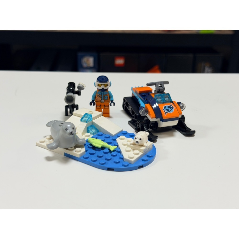 「黃磚屋」LEGO 60376 北極探險家雪上摩托車｜CITY｜二手已組-細節圖3