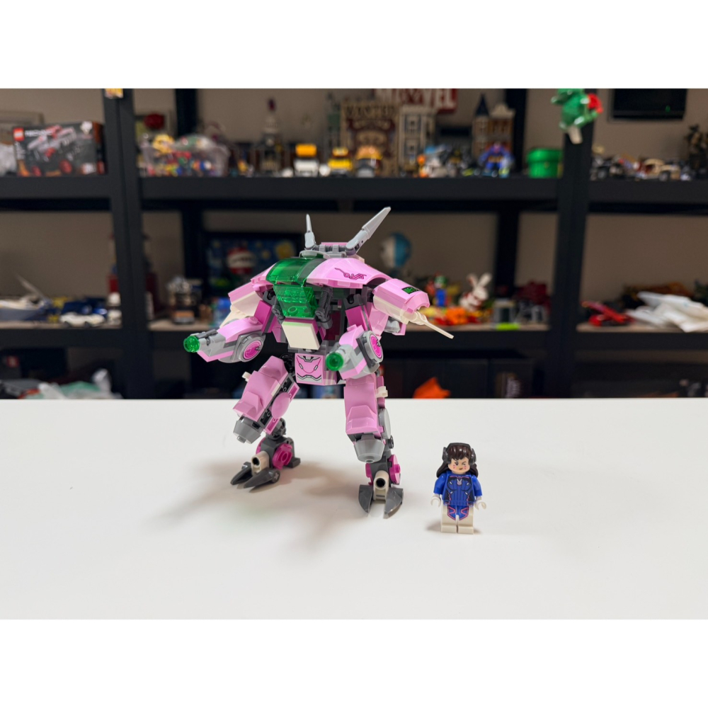 「黃磚屋」LEGO 75973 D.Va 宋荷娜 人偶+機甲｜鬥陣特攻｜二手已組-細節圖3