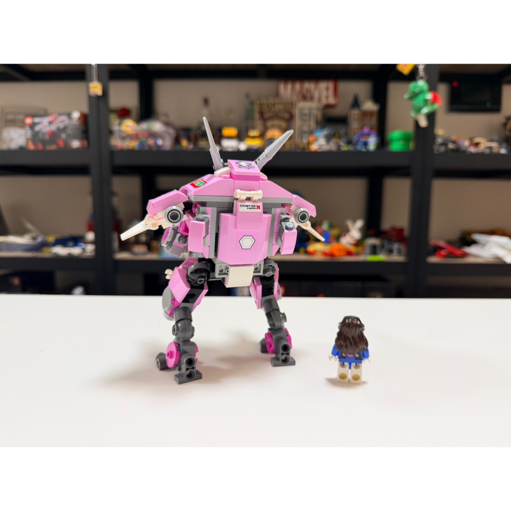「黃磚屋」LEGO 75973 D.Va 宋荷娜 人偶+機甲｜鬥陣特攻｜二手已組-細節圖4