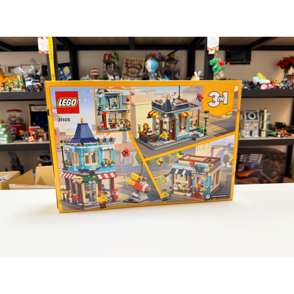 「黃磚屋」LEGO 31105 排屋玩具店｜創意 三合一｜全新未拆-細節圖2