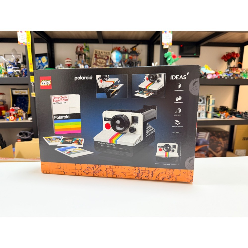 「黃磚屋」LEGO 21345 寶麗來 OneStep SX-70 相機｜IDEAS 拍立得｜全新未拆-細節圖2