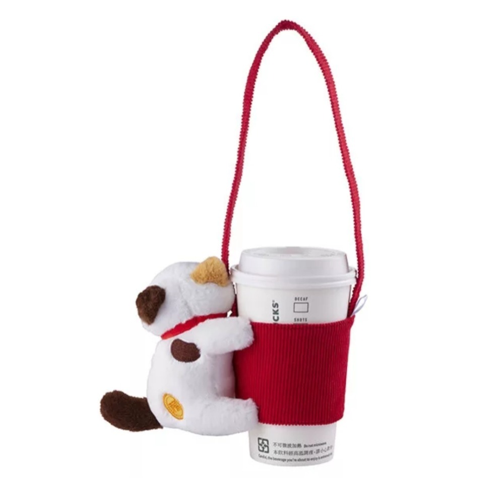 星巴克抱抱招財貓單杯提袋-細節圖2