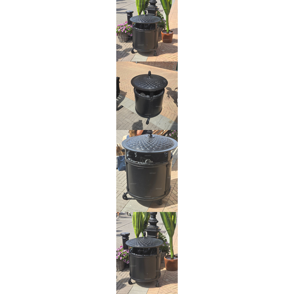 INPHIC-【訂製款】不鏽鋼造型垃圾桶 圓形分類垃圾桶 環保垃圾桶 公共垃圾桶 質感垃圾桶-IMEU005105A-細節圖4