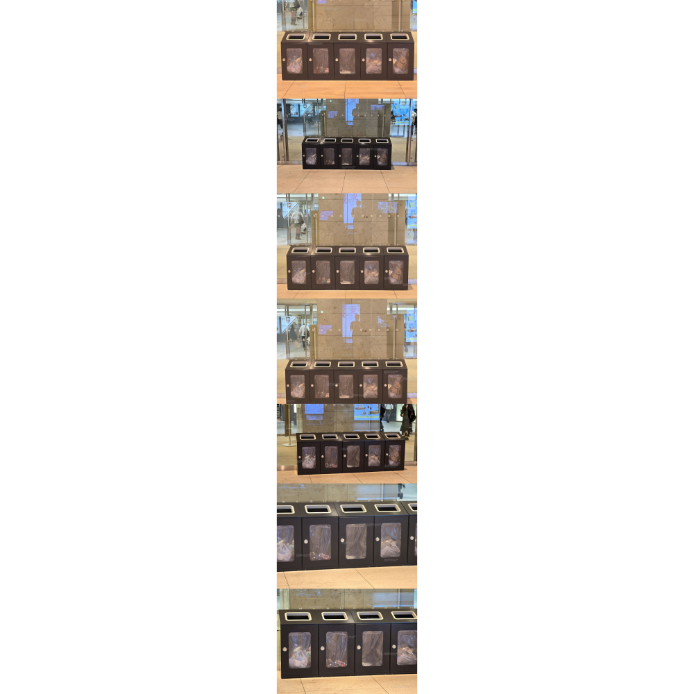 INPHIC-【訂製款】環保垃圾桶 質感垃圾桶 大廳透明可視垃圾桶 大型四五分類垃圾桶-IMEU008305A-細節圖4