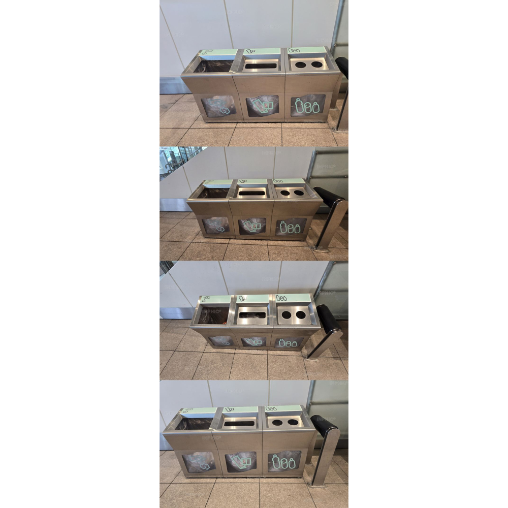 INPHIC-【訂製款】環保回收垃圾桶 四三分類垃圾桶 戶外垃圾桶 大廳垃圾桶-IMEU008405A-細節圖4